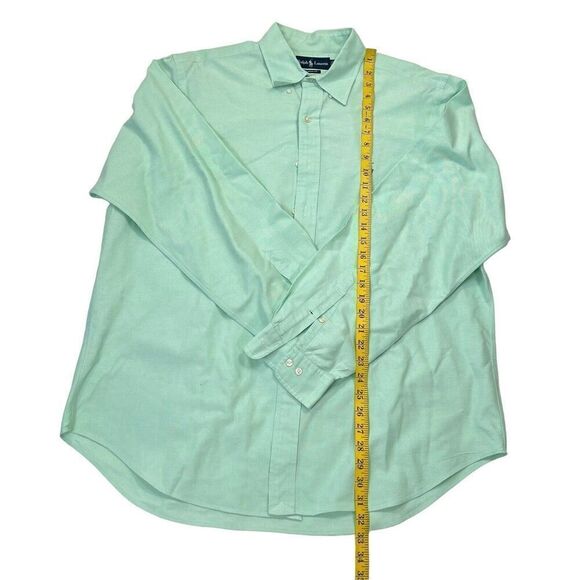 Ralph Lauren Men’s Light Green Button Down Shirt  17 36/37 Classic Fit L/XL - Picture 6 of 11